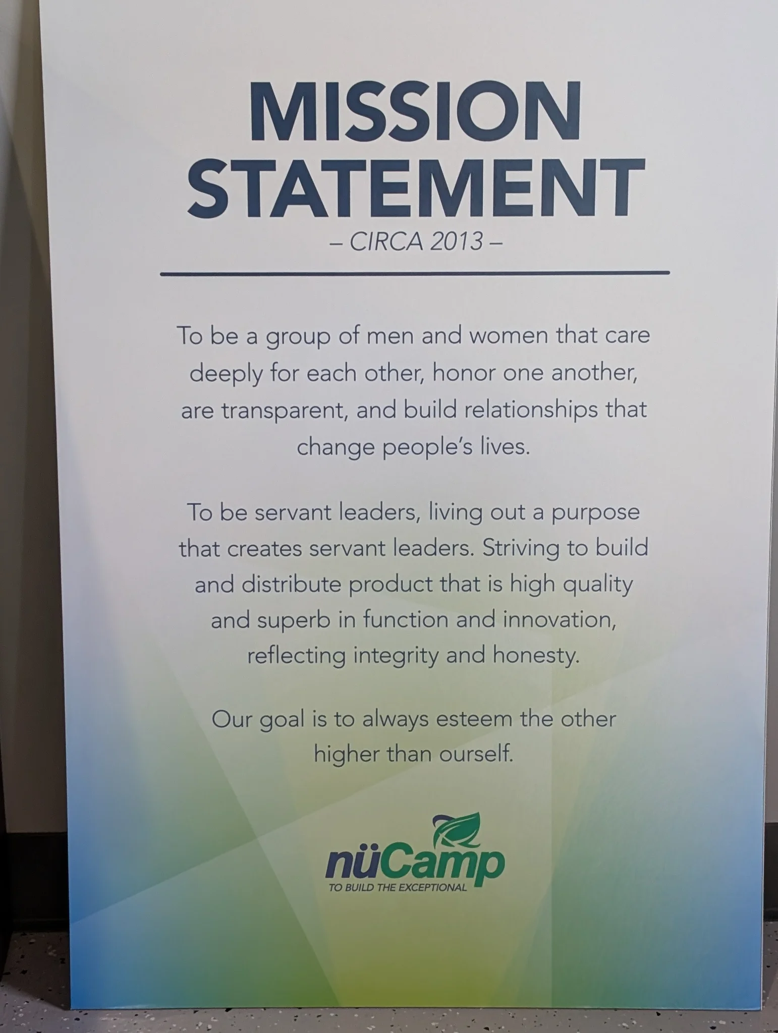 Visited the mothership - Nücamp !