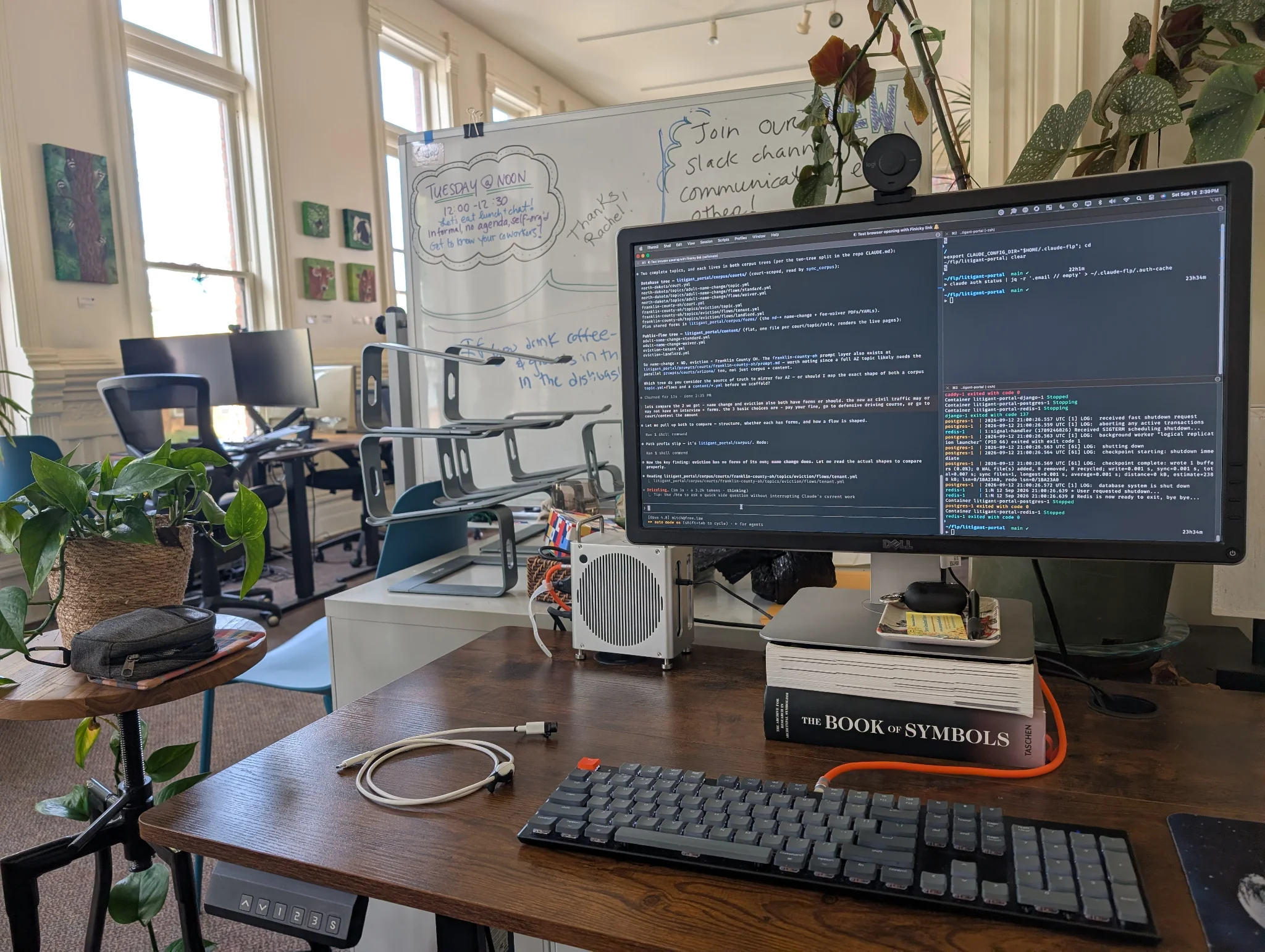 mac mini getting back to work!