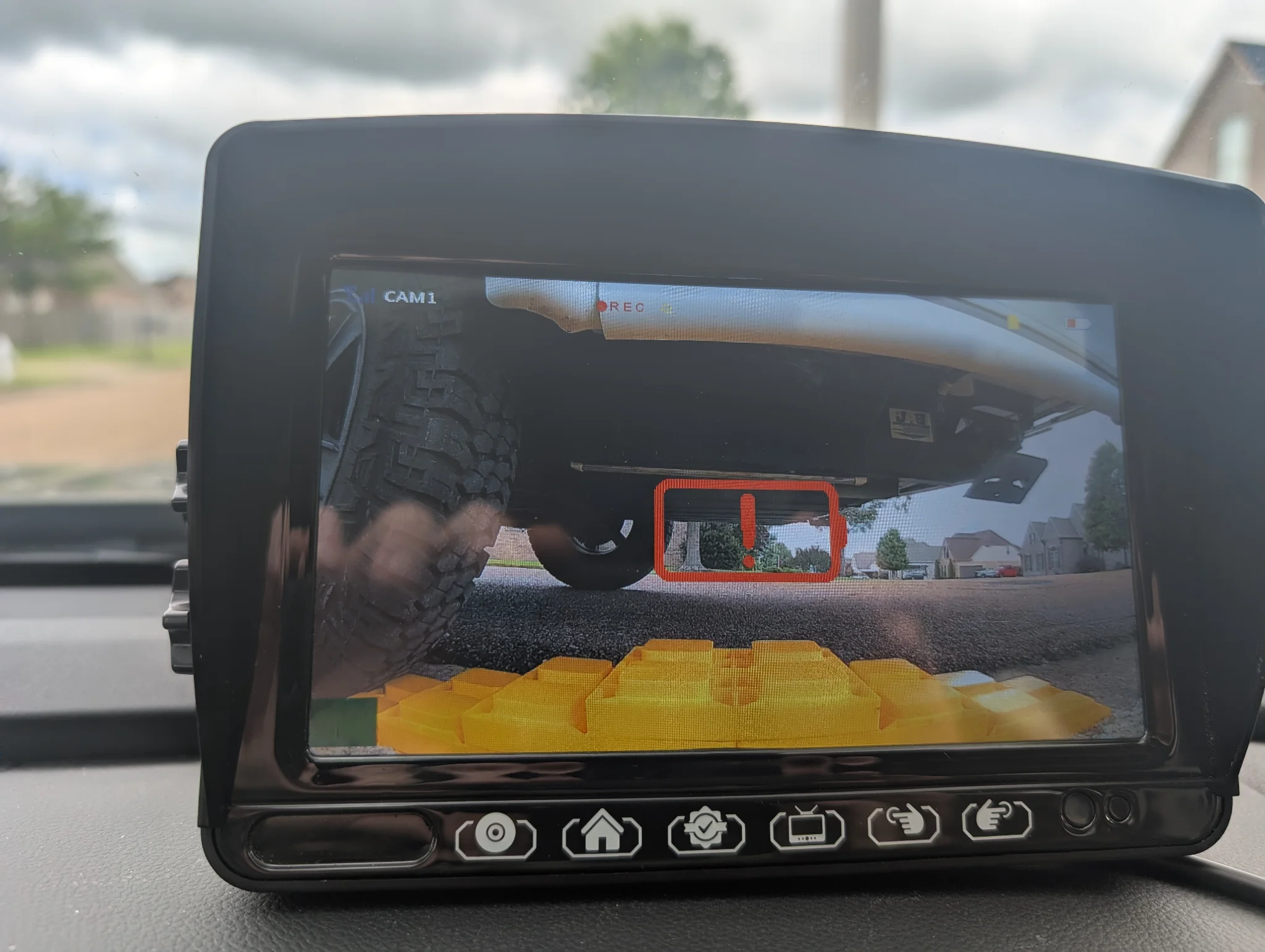 Backup camera is great spotter too