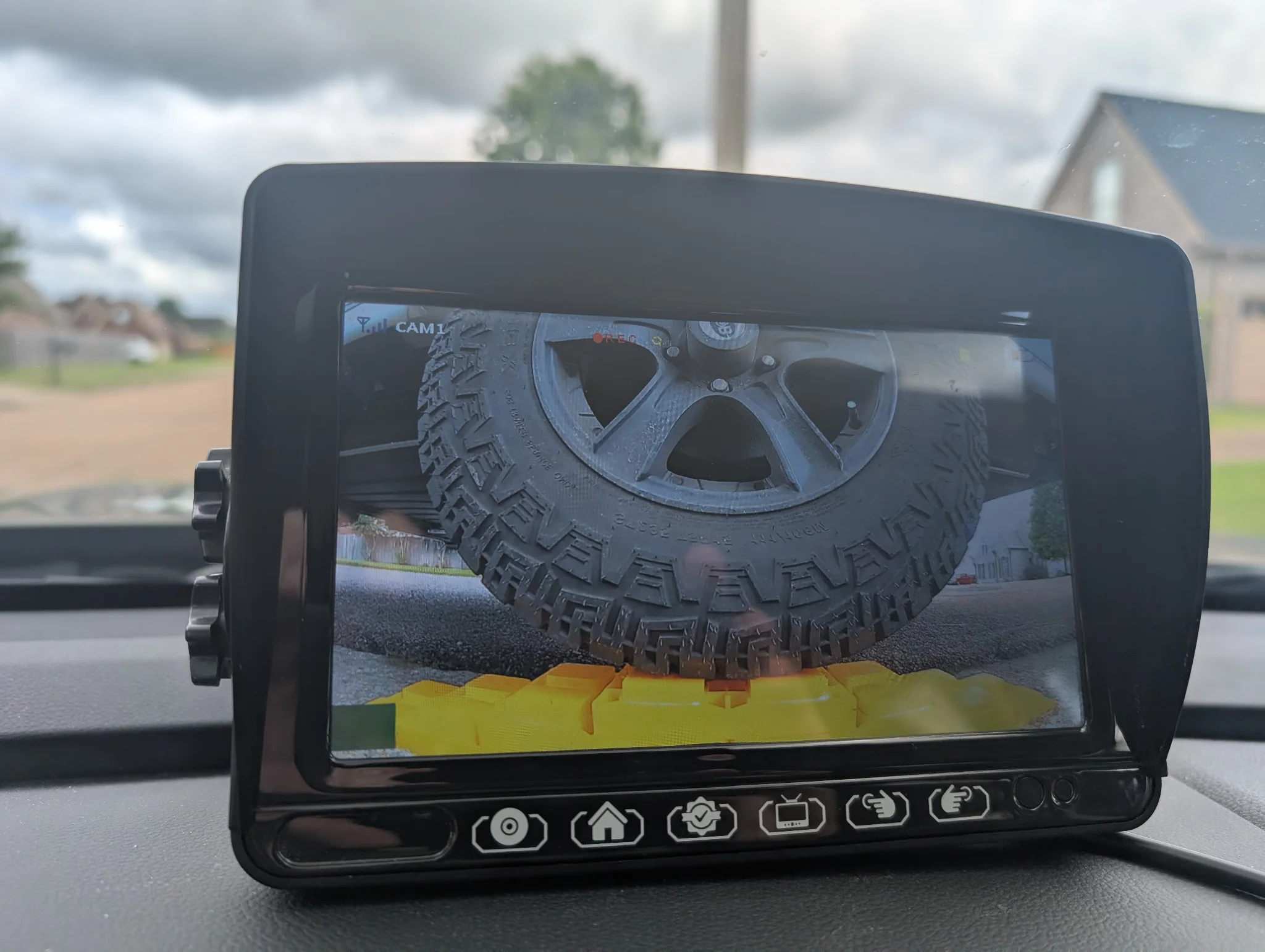 Backup camera is great spotter too