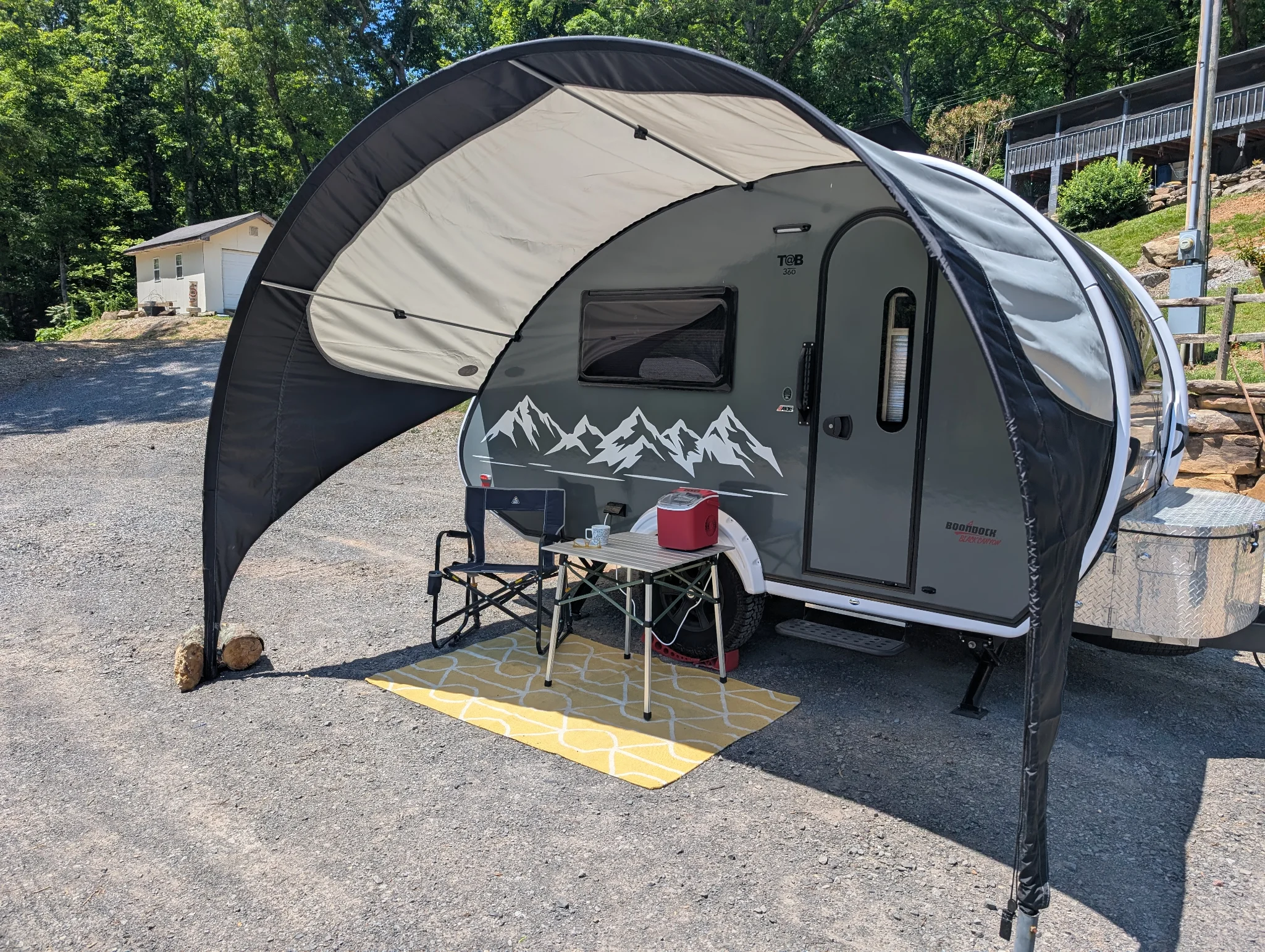 awning first dance - works like a champ